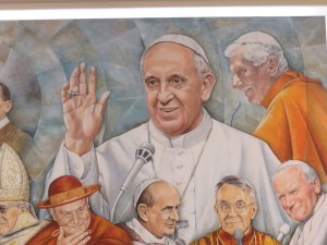 Mural at Vatican Radio